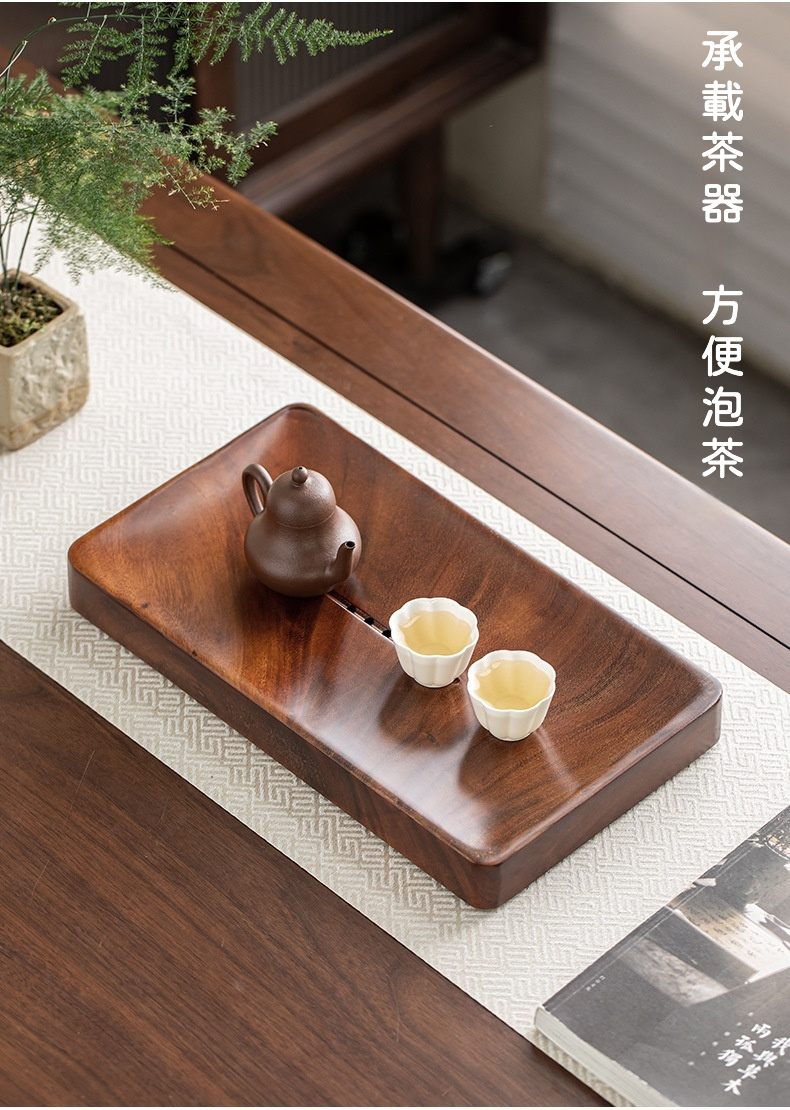 胡桃木單一乾濕茶盤 商品詳情圖 8