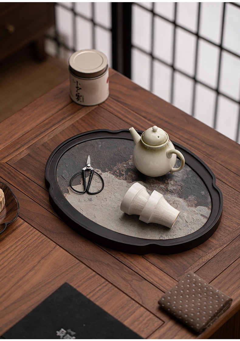 日式天然竹木岩板茶盤 商品詳情圖 13