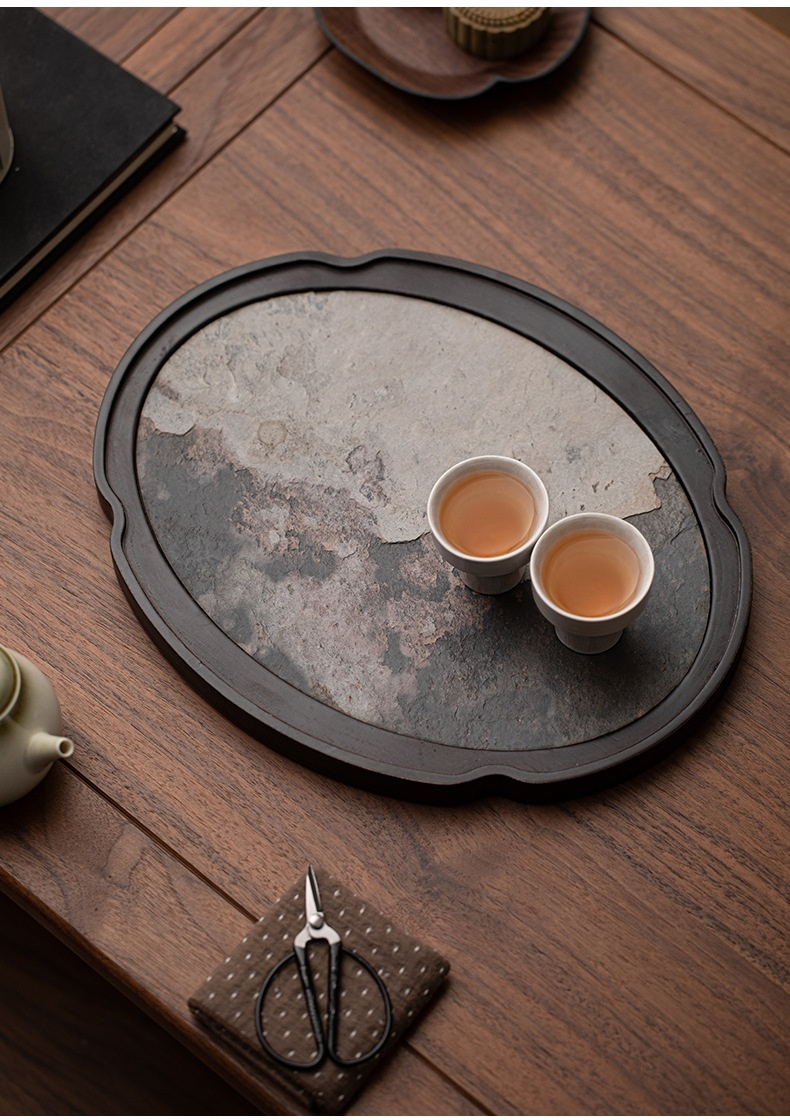 日式天然竹木岩板茶盤 商品詳情圖 15