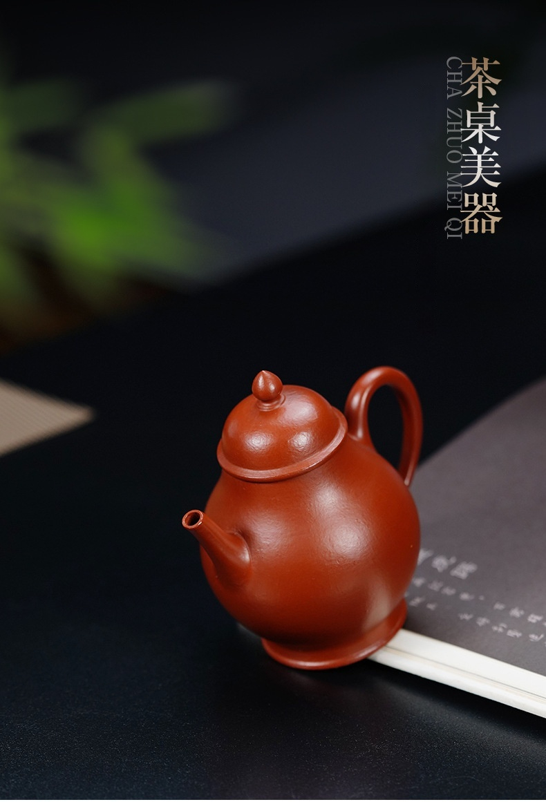 宜興紫砂壺原礦朱泥高潘壺(120ml) 商品詳情圖 5