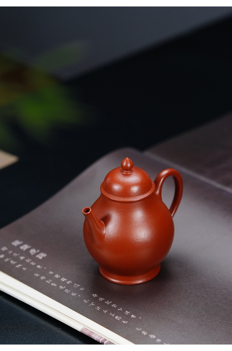 宜興紫砂壺原礦朱泥高潘壺(120ml) 商品詳情圖 7