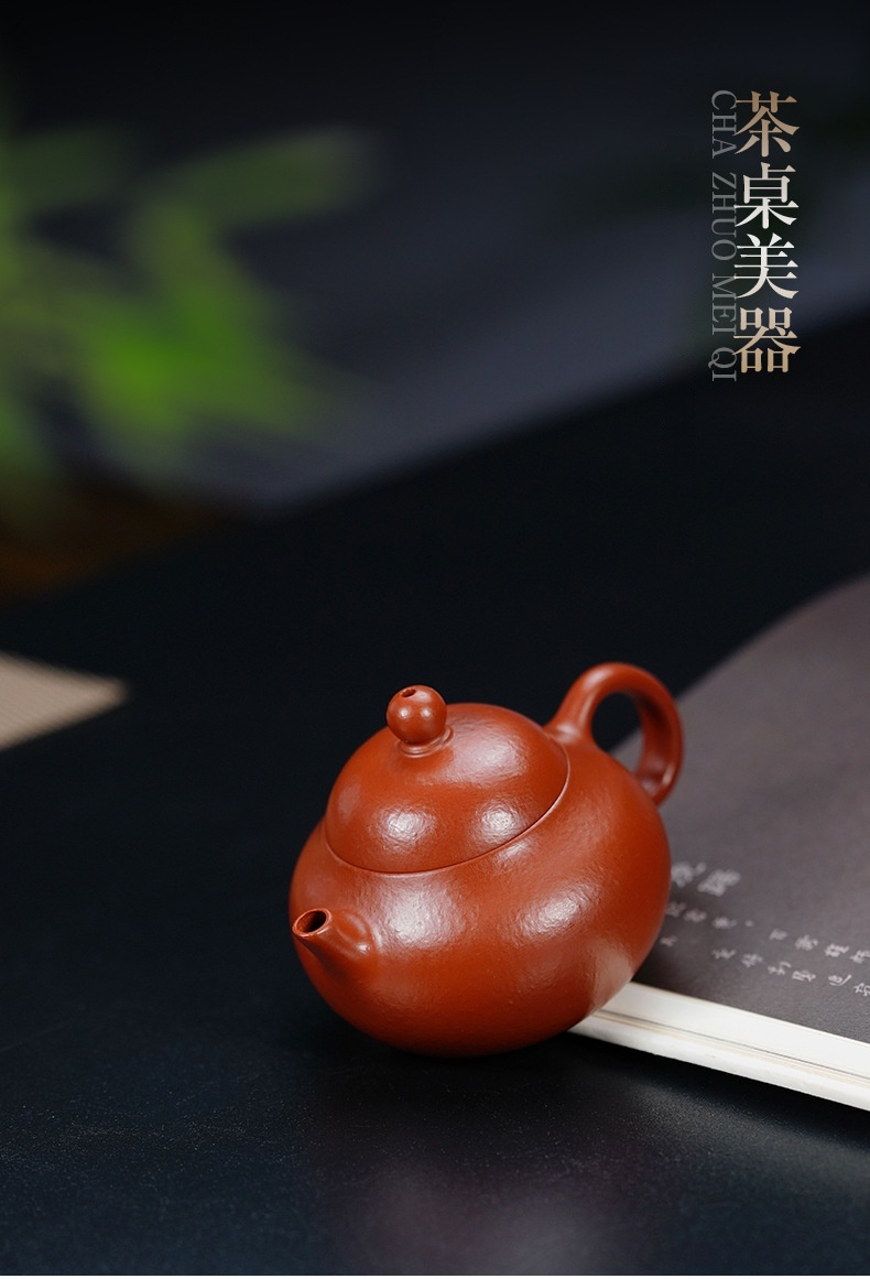宜興紫砂壺原礦朱泥文旦壺(100ml) 商品詳情圖 5