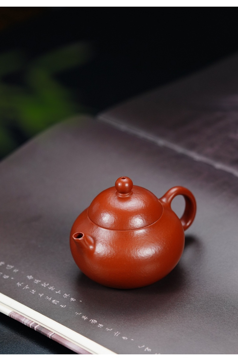 宜興紫砂壺原礦朱泥文旦壺(100ml) 商品詳情圖 7
