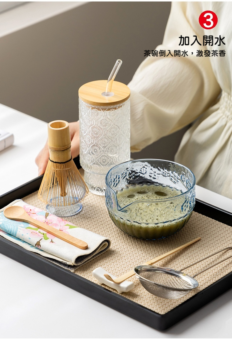 點茶 - 琉璃日式抹茶九件組(琉璃抹茶杯款) 商品詳情圖 15