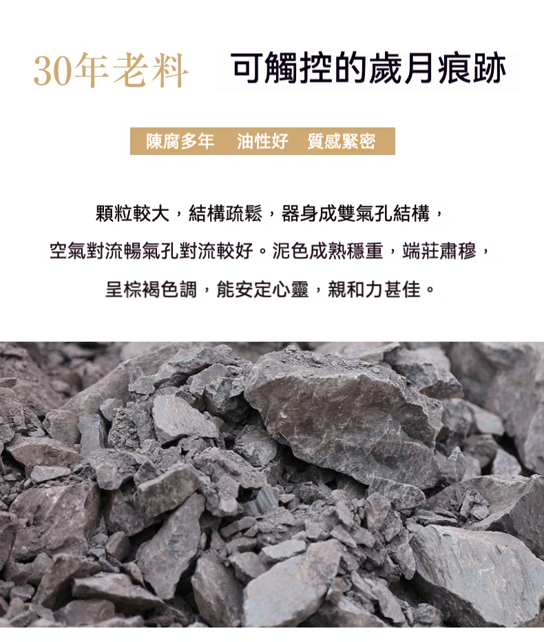 宜興紫砂壺原礦青灰段泥六方井欄壺(45ml) 商品詳情圖 6