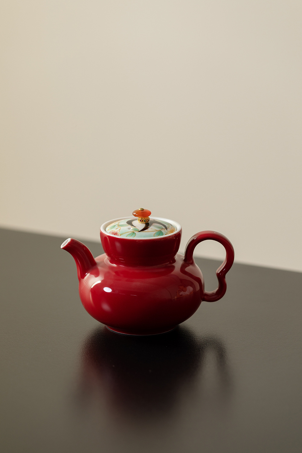 郎紅花畔燕歸雲渺壺 商品詳情圖 2