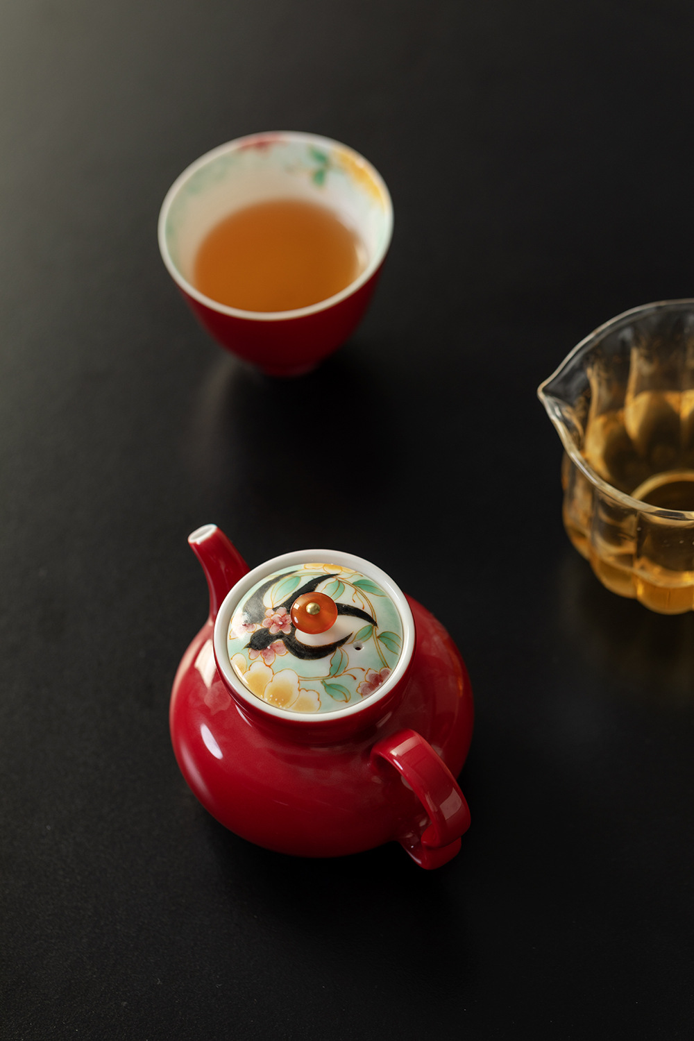 郎紅花畔燕歸雲渺壺 商品詳情圖 6