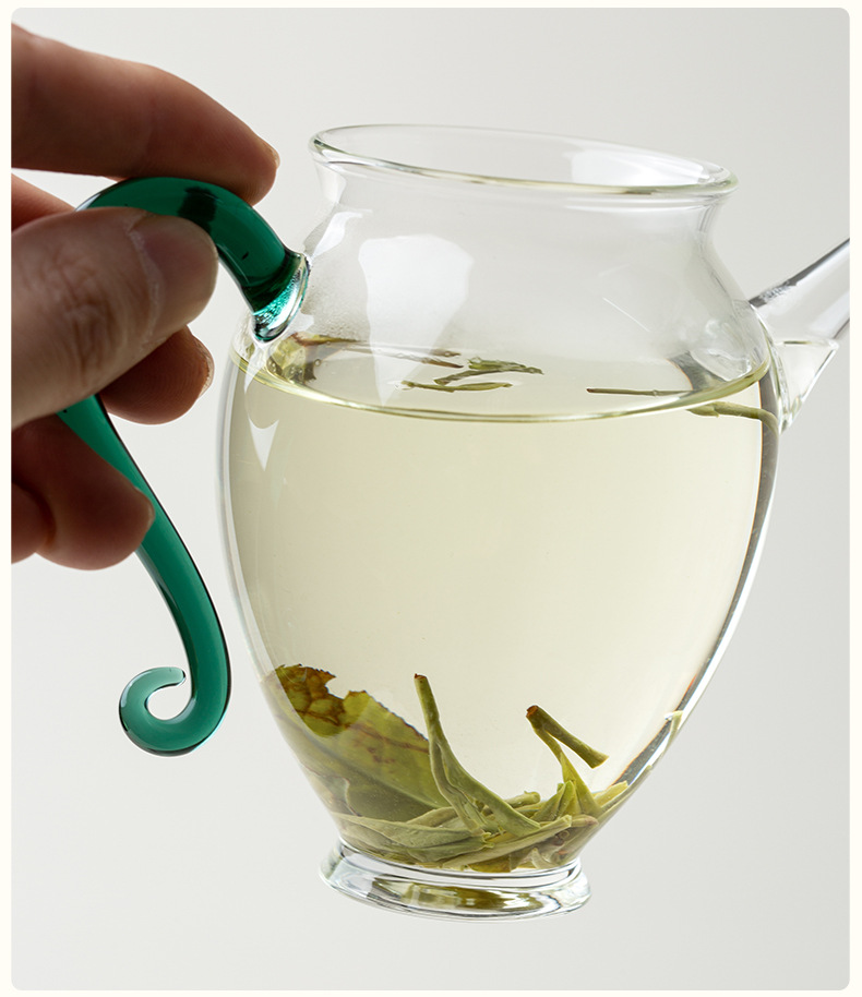 高硼硅玻璃綠茶壺茶杯組 耐熱泡茶器組 伴手禮 商品詳情圖 7