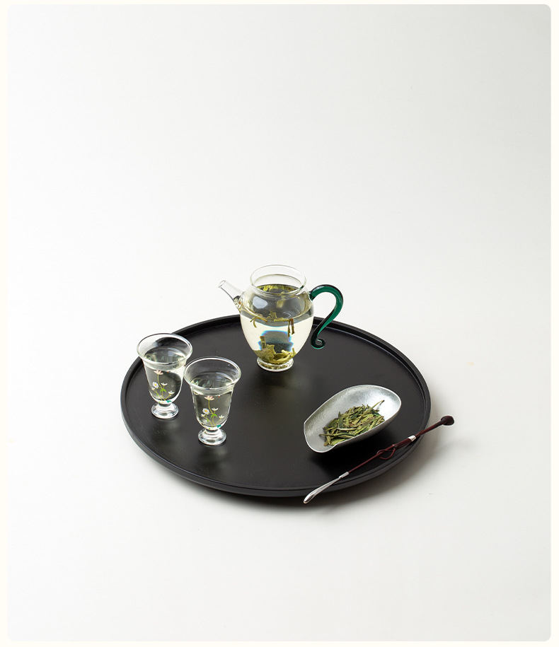 高硼硅玻璃綠茶壺茶杯組 耐熱泡茶器組 伴手禮 商品詳情圖 8