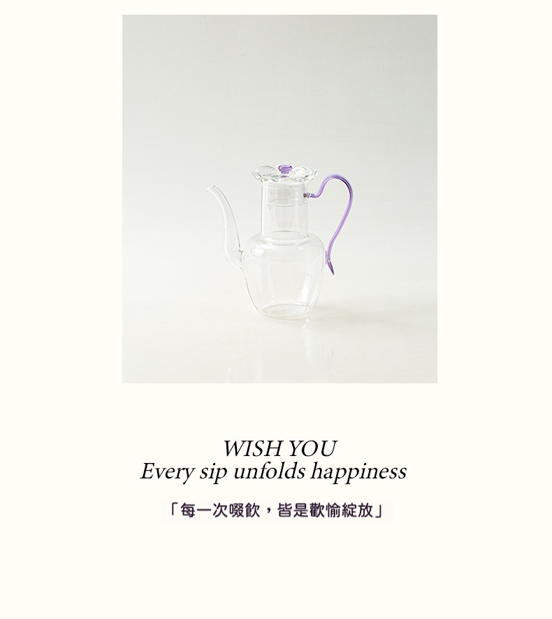 仿宋玻璃紫韻手執壺套組 商品詳情圖 13