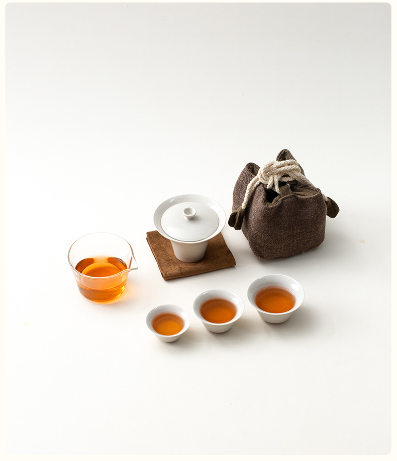 草木灰釉懷素快客杯旅行茶具套組 商品詳情圖 11