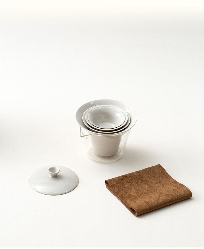 草木灰釉懷素快客杯旅行茶具套組 商品詳情圖 5