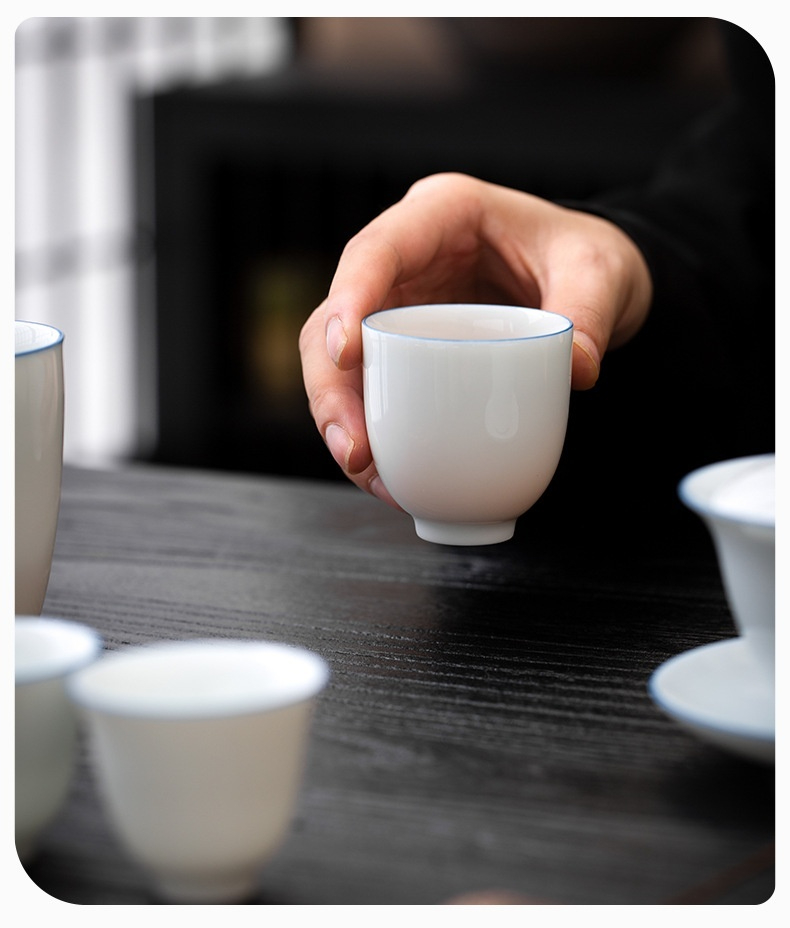 影青瓷蓋碗茶杯套組禮盒 商品詳情圖 10