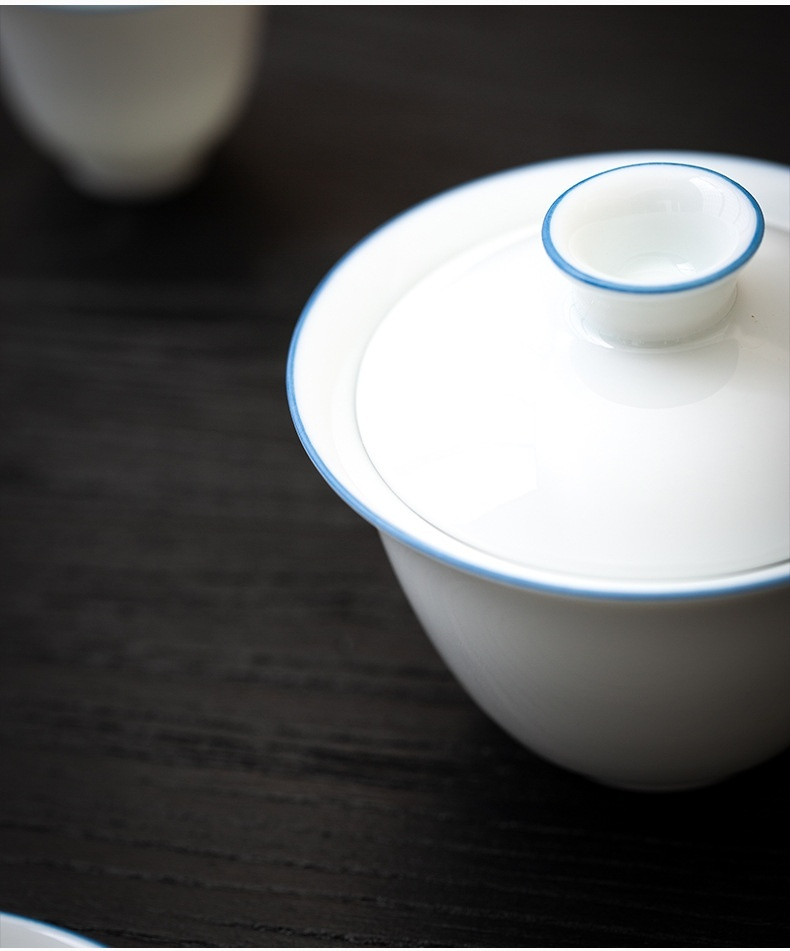 影青瓷蓋碗茶杯套組禮盒 商品詳情圖 14