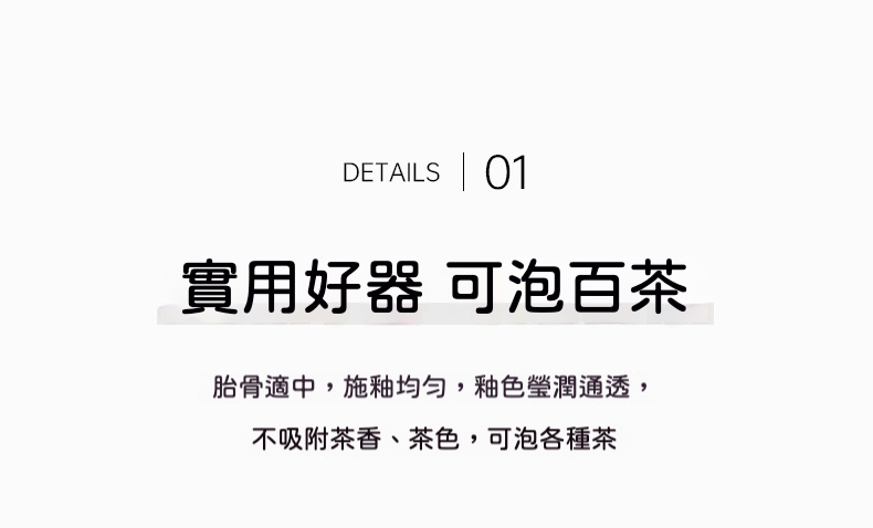 影青瓷蓋碗茶杯套組禮盒 商品詳情圖 3