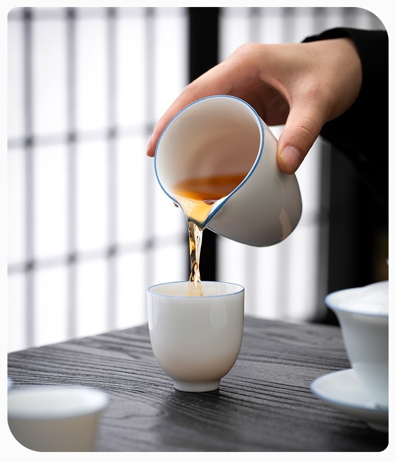 影青瓷蓋碗茶杯套組禮盒 商品詳情圖 8
