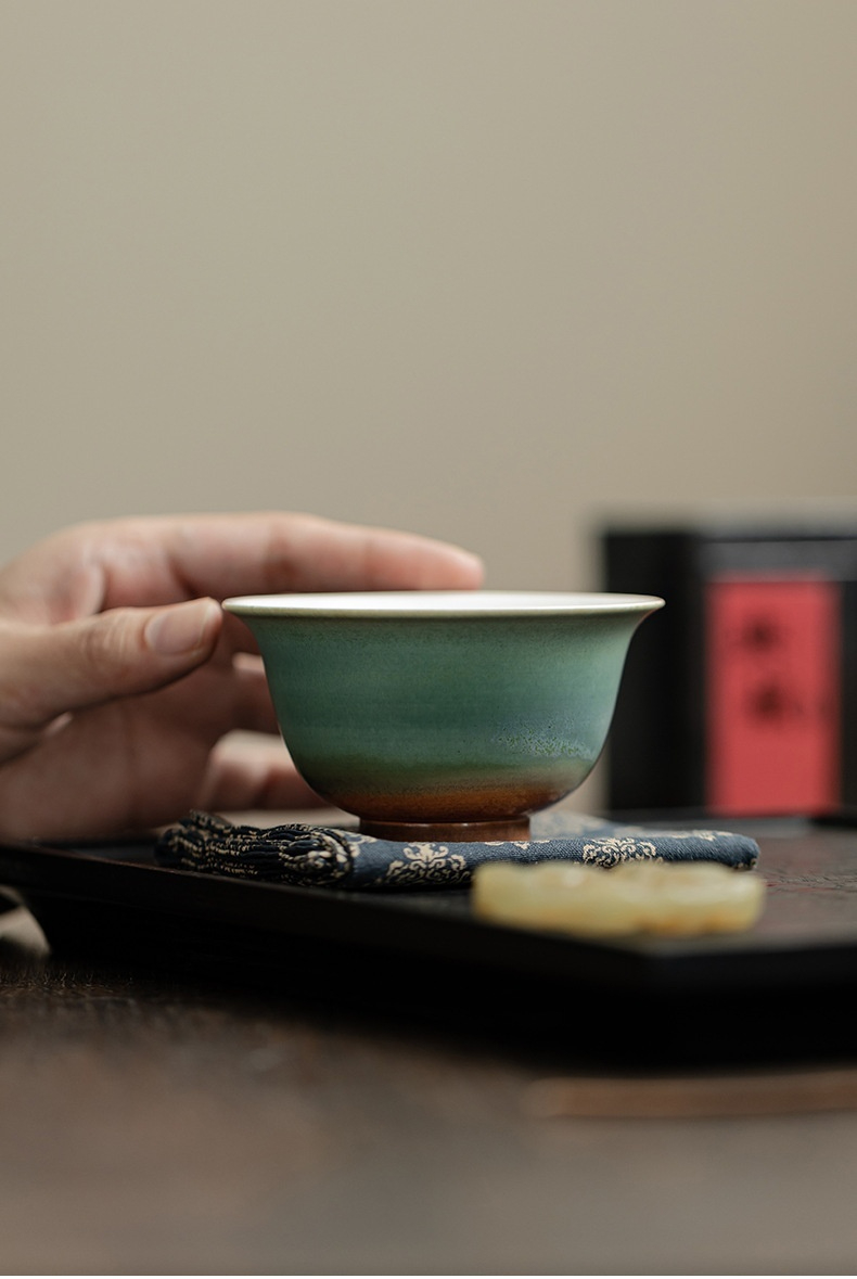 極光窯變綠野納蘭主人杯 商品詳情圖 4
