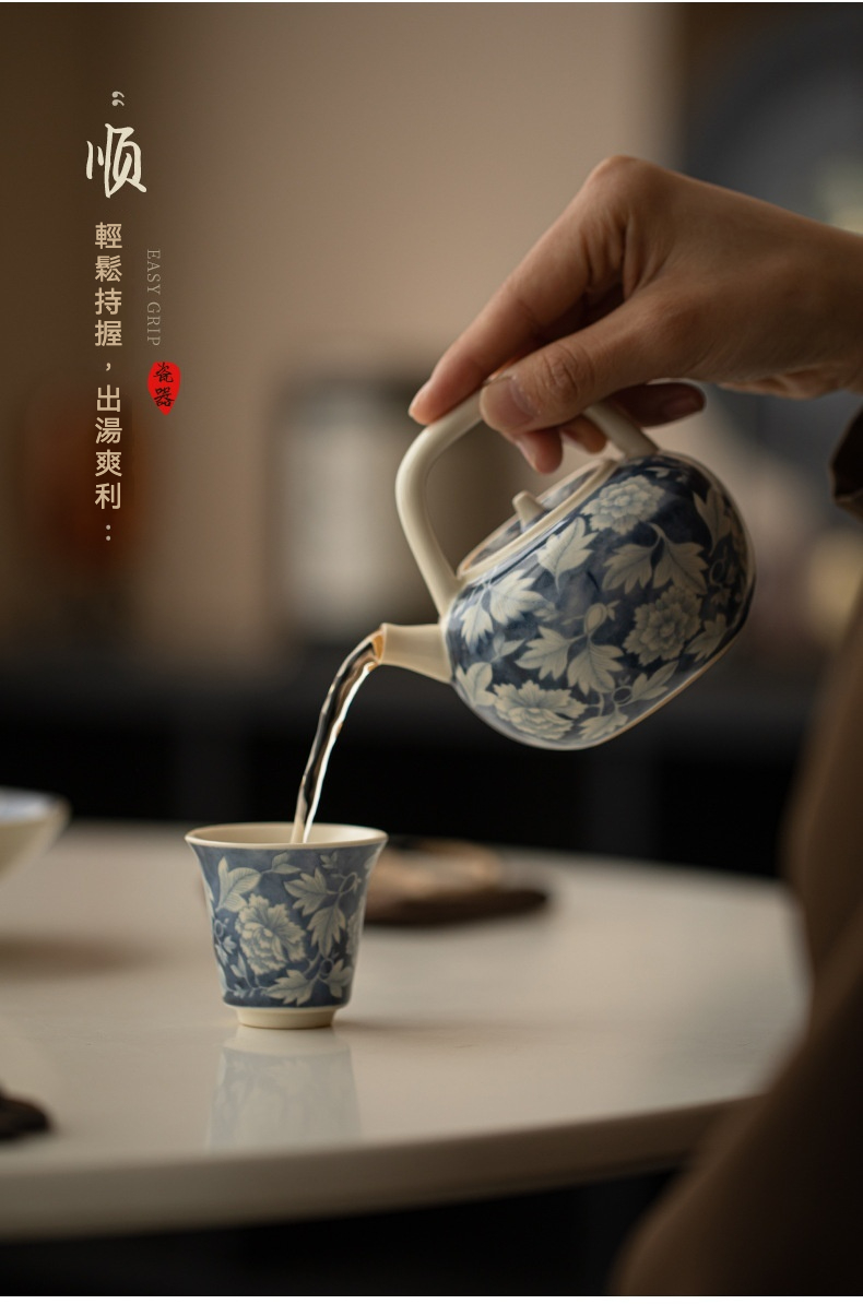 蘇打釉元青花國色天香茶壺系列 商品詳情圖 11