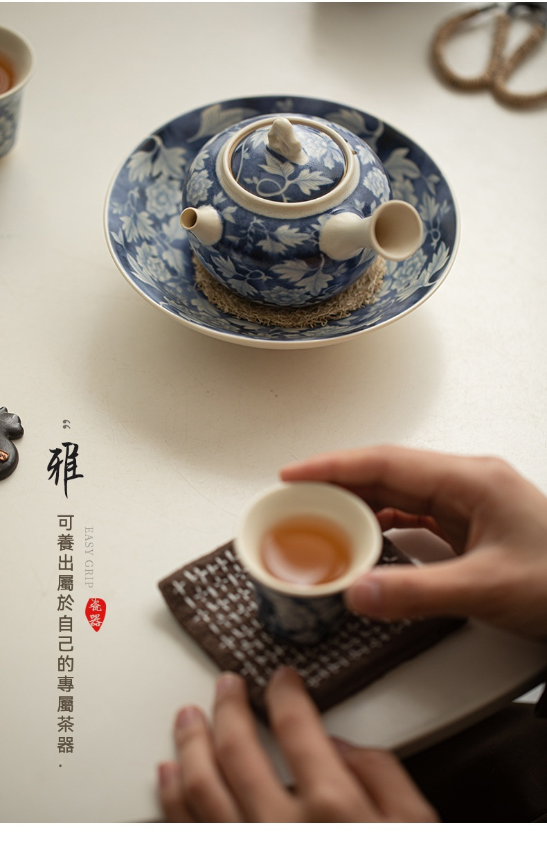 蘇打釉元青花國色天香茶壺系列 商品詳情圖 16