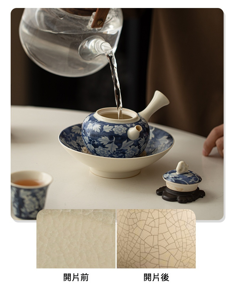 蘇打釉元青花國色天香茶壺系列 商品詳情圖 8