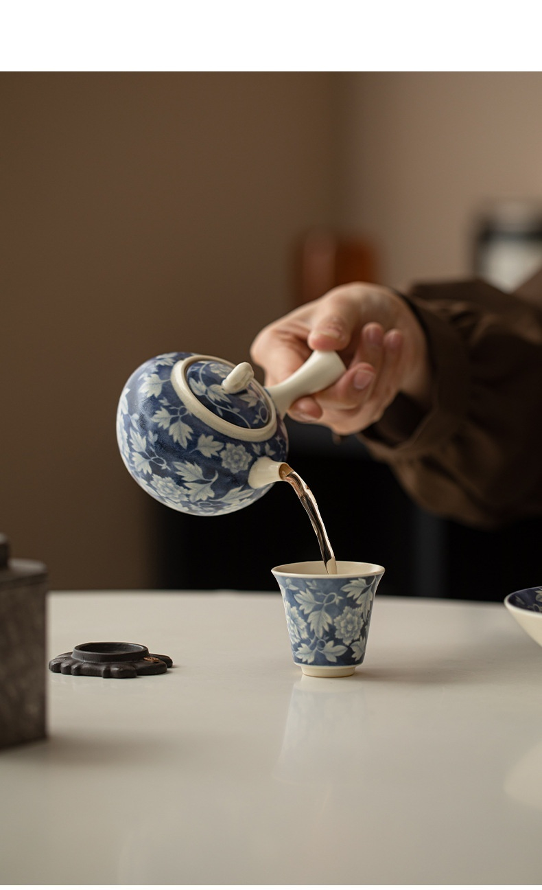 蘇打釉元青花國色天香茶壺系列 商品詳情圖 9