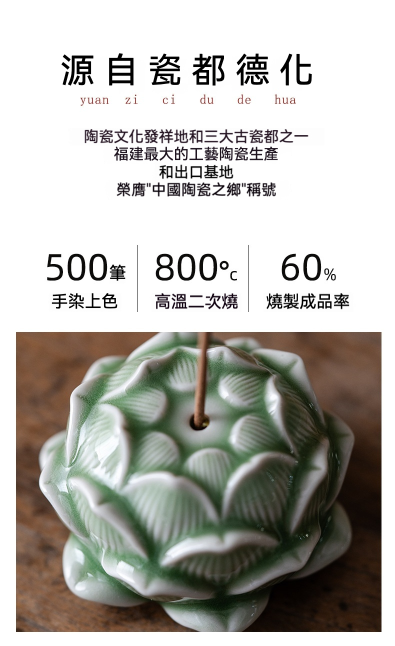 迷你禪意蓮花小香插 商品詳情圖 2