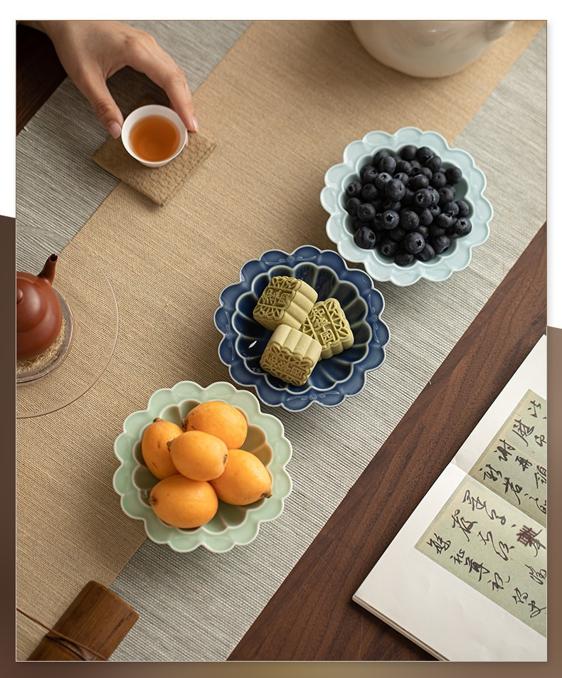 菊瓣茶點盤 商品詳情圖 8