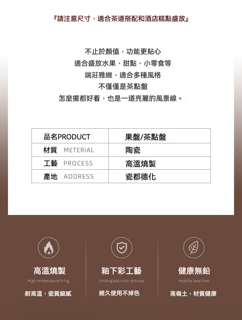 中國結茶點盤 商品詳情圖 5