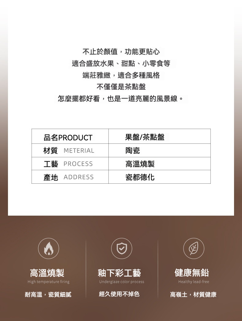 瑞蓮茶點盤 商品詳情圖 5