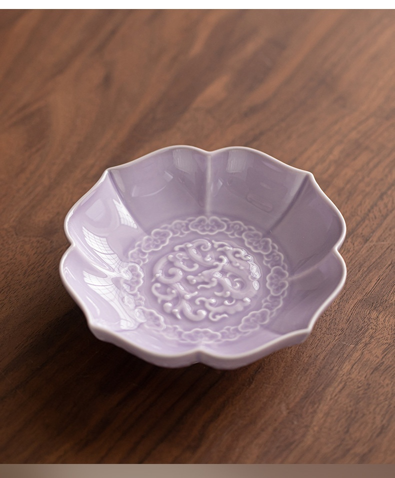 蓮紋祥龍茶點盤 商品詳情圖 12