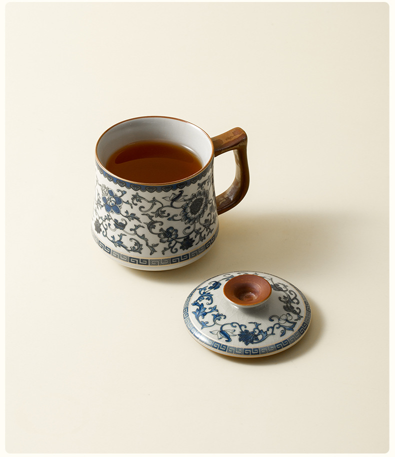 宋影汝窯帶蓋馬克杯 商品詳情圖 5