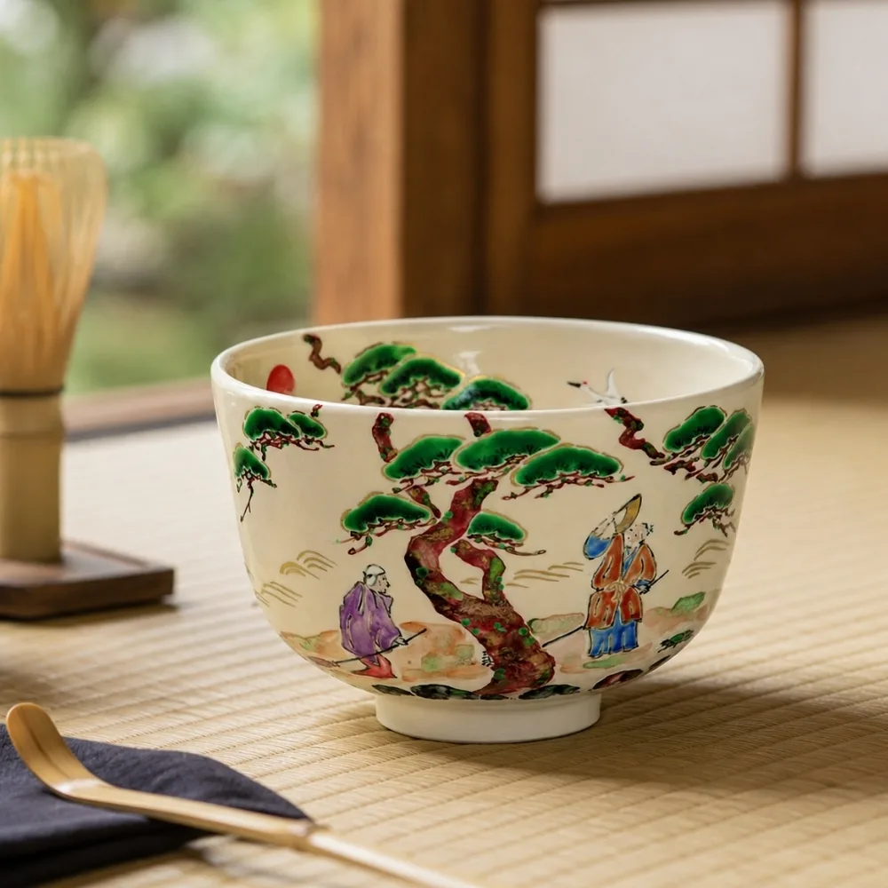 仁清高砂抹茶碗/ 日本中村良二- 南山居